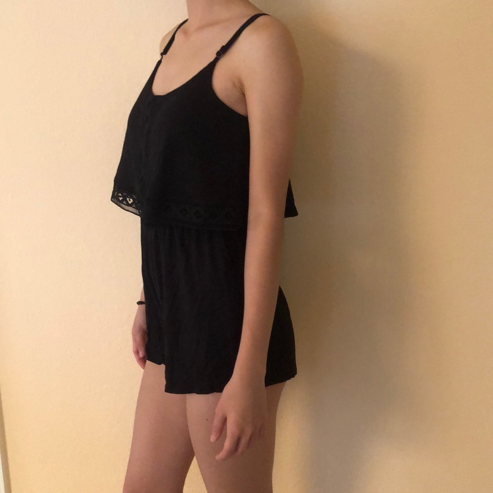 5/$25 Black Aztec Romper - Picture 4 of 4